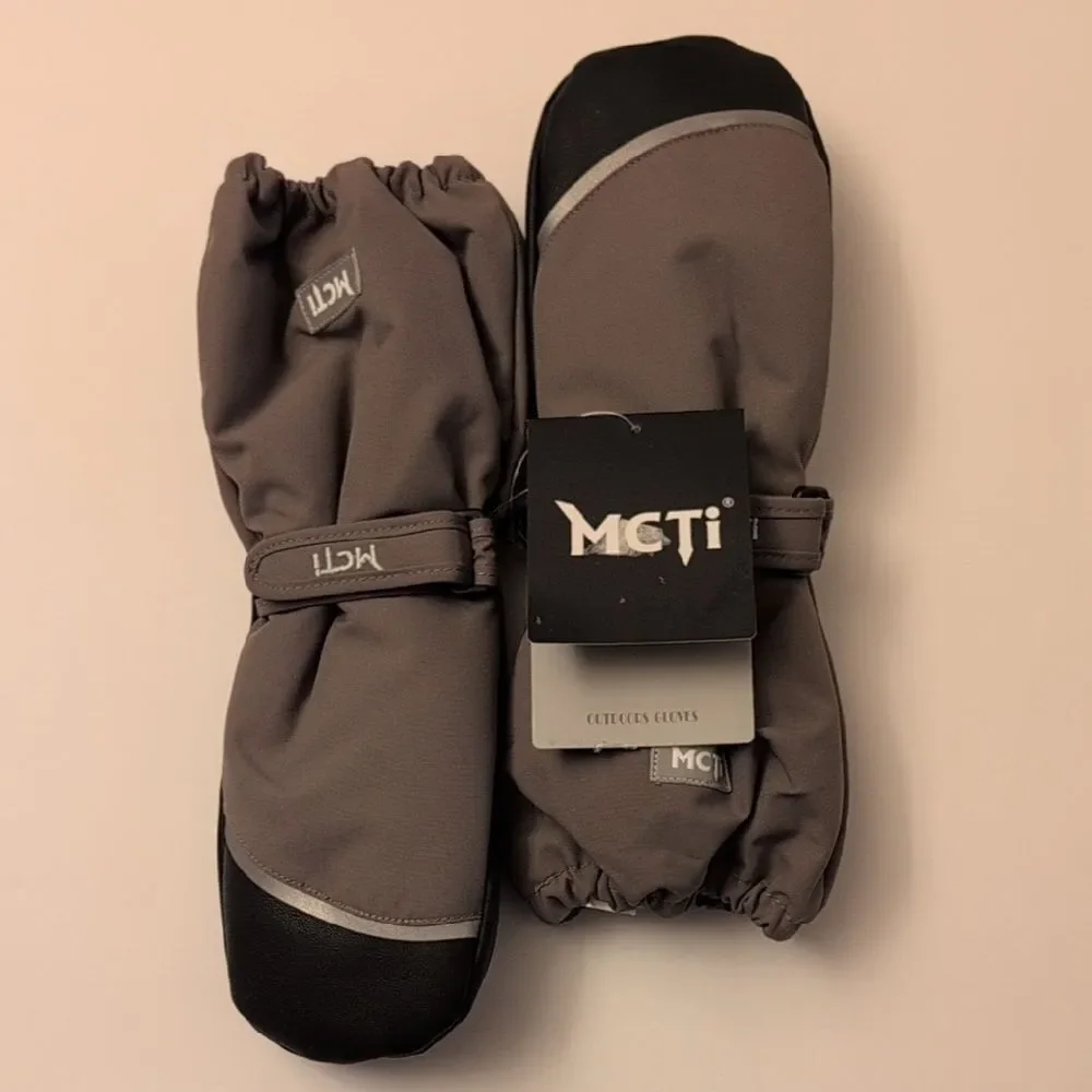 NWT MCTI 2 Pairs Kids Winter Snow Gloves Waterproof Insulated Mitten - XXS/XS